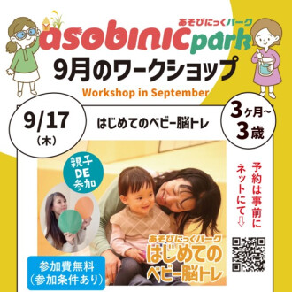 『あそびにっくパーク』はじめてのベビー脳トレ