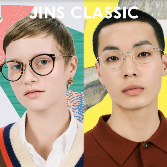 新しい「JINS CLASSIC」から、メタル＆コンビネーションフレームが登場！